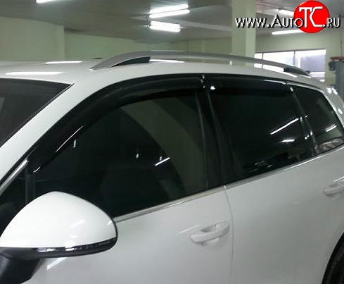 3 199 р. Дефлекторы окон (ветровики) Novline 4 шт  Volkswagen Touareg  2 NF (2010-2014) дорестайлинг  с доставкой в г. Пермь