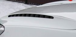 27 649 р. Пластиковый капот Enco Design Volkswagen Touareg NF дорестайлинг (2010-2014) (Неокрашенный)  с доставкой в г. Пермь. Увеличить фотографию 2