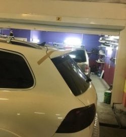 5 499 р. Спойлер Спорт Volkswagen Touareg NF дорестайлинг (2010-2014) (Неокрашенный)  с доставкой в г. Пермь. Увеличить фотографию 2