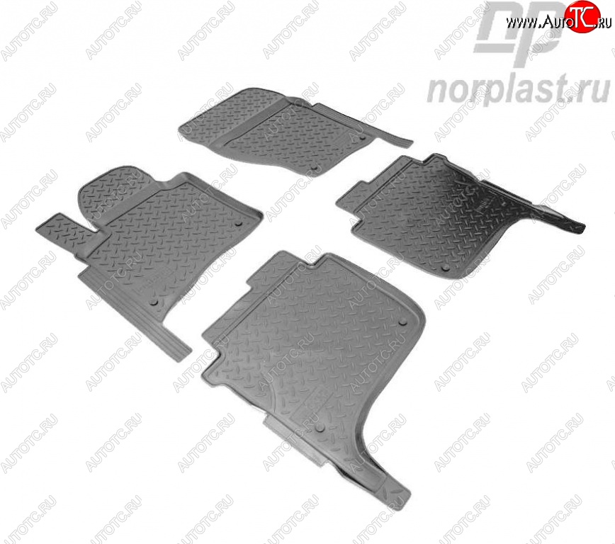 2 699 р. Комплект салонных ковриков Norplast Volkswagen Touareg NF дорестайлинг (2010-2014)  с доставкой в г. Пермь