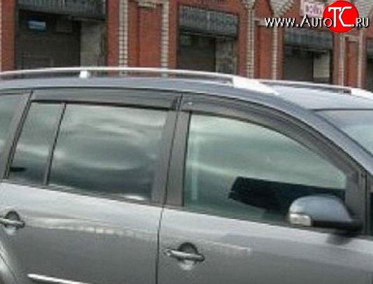 999 р. Комплект дефлекторов окон (ветровиков) 4 шт. Russtal Volkswagen Touran 1T дорестайлинг минивэн (2003-2006)  с доставкой в г. Пермь