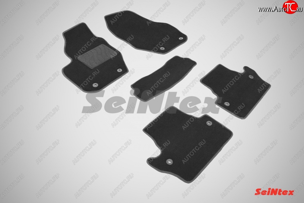 3 599 р. Износостойкие коврики в салон SeiNtex Premium LUX 4 шт. (ворсовые)  Volvo S60  FS седан (2010-2013) дорестайлинг  с доставкой в г. Пермь