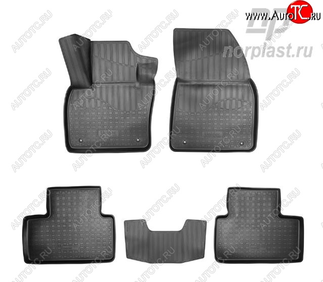2 899 р. Коврики салонные Noplast Volvo XC40 (2017-2022)  с доставкой в г. Пермь