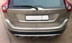11 449 р. Защитная накладка на задний бампер СТ Volvo XC60 (2017-2022)  с доставкой в г. Пермь. Увеличить фотографию 2