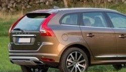 41 799 р. Накладка на задний бампер CT v2 Volvo XC60 (2017-2022) (Неокрашенная)  с доставкой в г. Пермь. Увеличить фотографию 2
