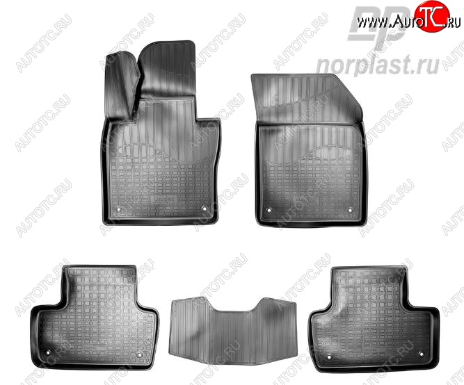 2 899 р. Коврики салонные Noplast  Volvo XC60 (2017-2022)  с доставкой в г. Пермь