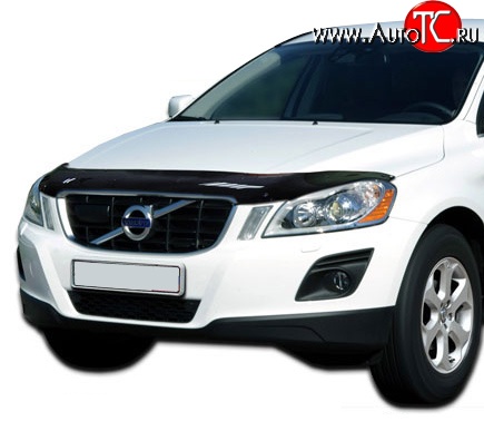 3 899 р. Дефлектор капота NovLine Volvo XC60  дорестайлинг (2008-2013)  с доставкой в г. Пермь