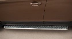 24 649 р. Широкая защита порогов SLITKOFF Volvo XC60  рестайлинг (2013-2017)  с доставкой в г. Пермь. Увеличить фотографию 3
