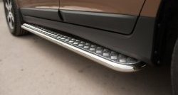 24 649 р. Широкая защита порогов SLITKOFF Volvo XC60  рестайлинг (2013-2017)  с доставкой в г. Пермь. Увеличить фотографию 4