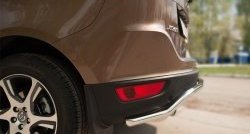 15 999 р. Защита заднего бампера (Ø63 мм волна, нержавейка) SLITKOFF Volvo XC60  дорестайлинг (2008-2013)  с доставкой в г. Пермь. Увеличить фотографию 3
