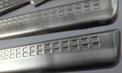 10 349 р. Накладки на порожки автомобиля СТ Volvo XC60  дорестайлинг (2008-2013)  с доставкой в г. Пермь. Увеличить фотографию 2