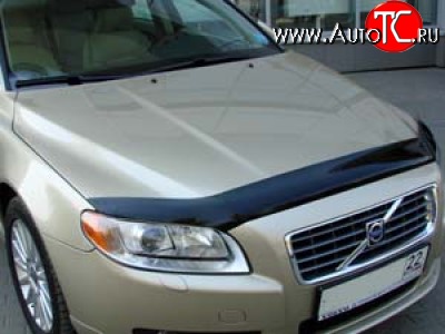3 299 р. Дефлектор капота NovLine Volvo XC70 рестайлинг (2013-2016)  с доставкой в г. Пермь
