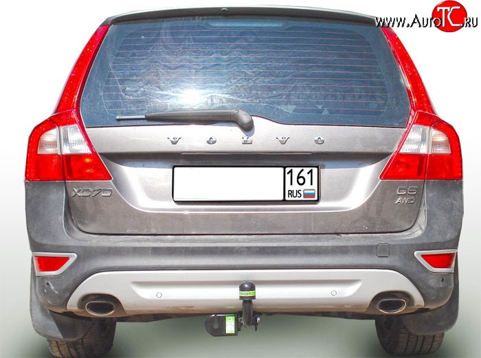 7 599 р. Фаркоп Лидер Плюс  Volvo XC70 (2007-2016) дорестайлинг, рестайлинг (Без электропакета)  с доставкой в г. Пермь