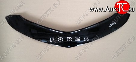 999 р. Дефлектор капота Russtal (короткий) ЗАЗ Forza лифтбэк (2010-2017)  с доставкой в г. Пермь