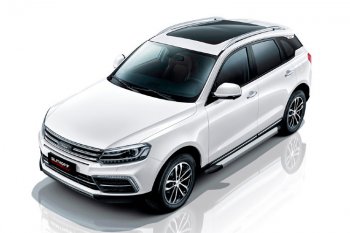 13 349 р. Пороги алюминиевые Slitkoff  Zotye Coupa  B11F (2019-2021) (Optima Silver)  с доставкой в г. Пермь. Увеличить фотографию 3