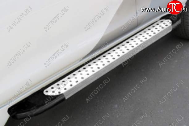 18 849 р. Порожки для ног Arbori Standart Silver Zotye T600 (2014-2021)  с доставкой в г. Пермь